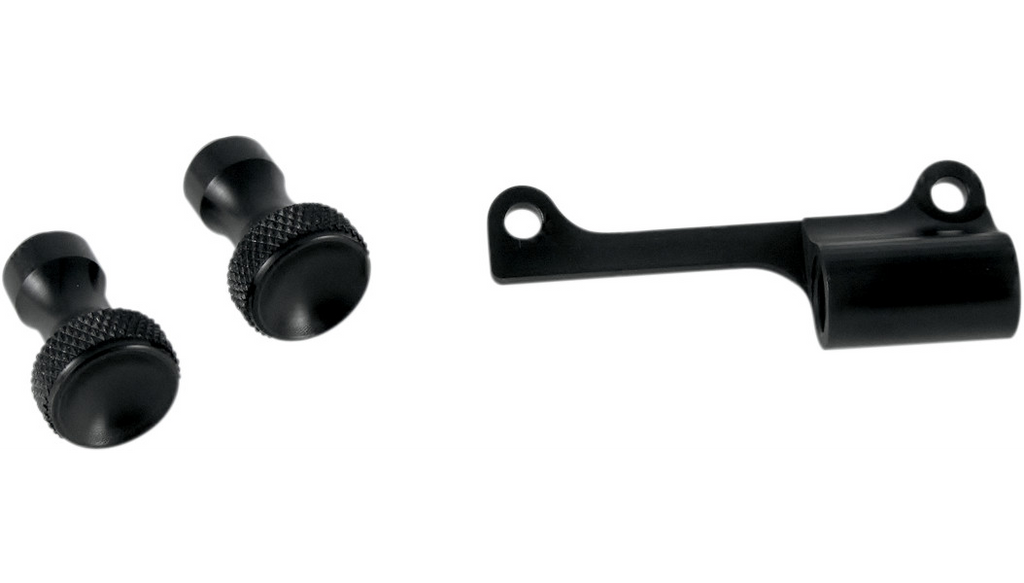 TODD'S CYCLE Mikuni HSR enrichener Cable Relocation Bracket Kit in Chrome