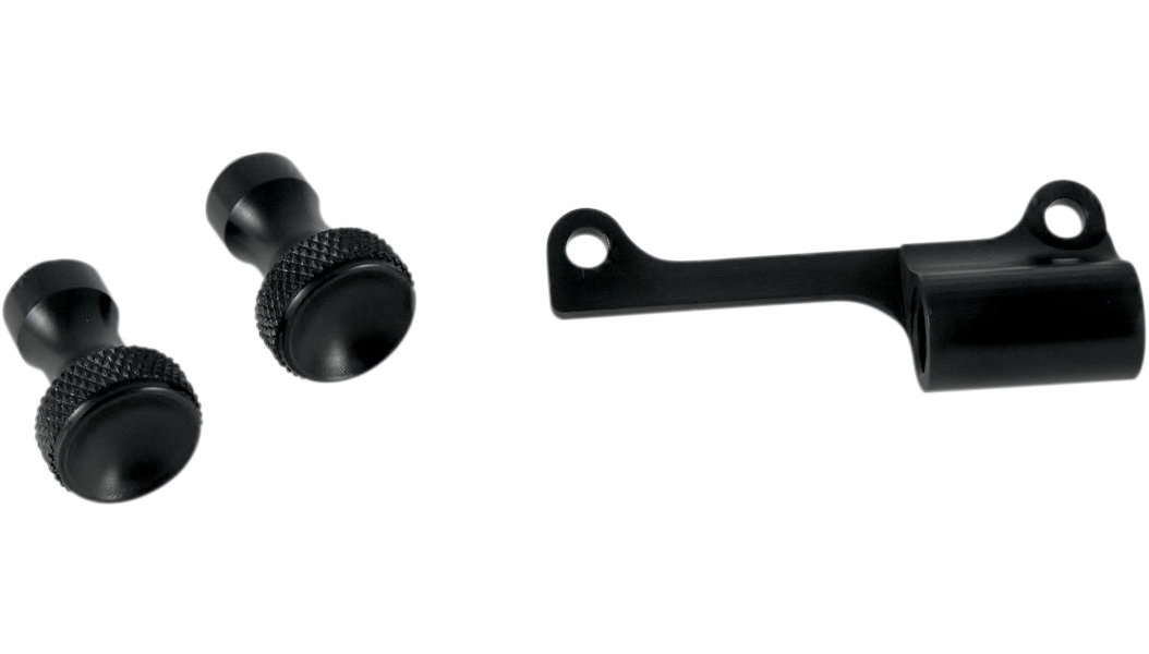 TODD'S CYCLE Mikuni HSR enrichener Cable Relocation Bracket Kit in Chrome