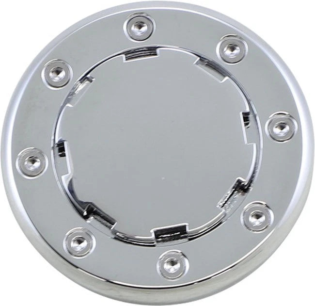 Kuryakyn 8309 chrome vented flush mount gas cap for Harley Davidson